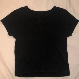Brandy Melville black ashlyn top